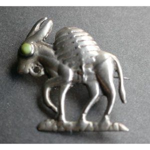 Vintage Mexican Sterling Silver Loaded Pack Burro